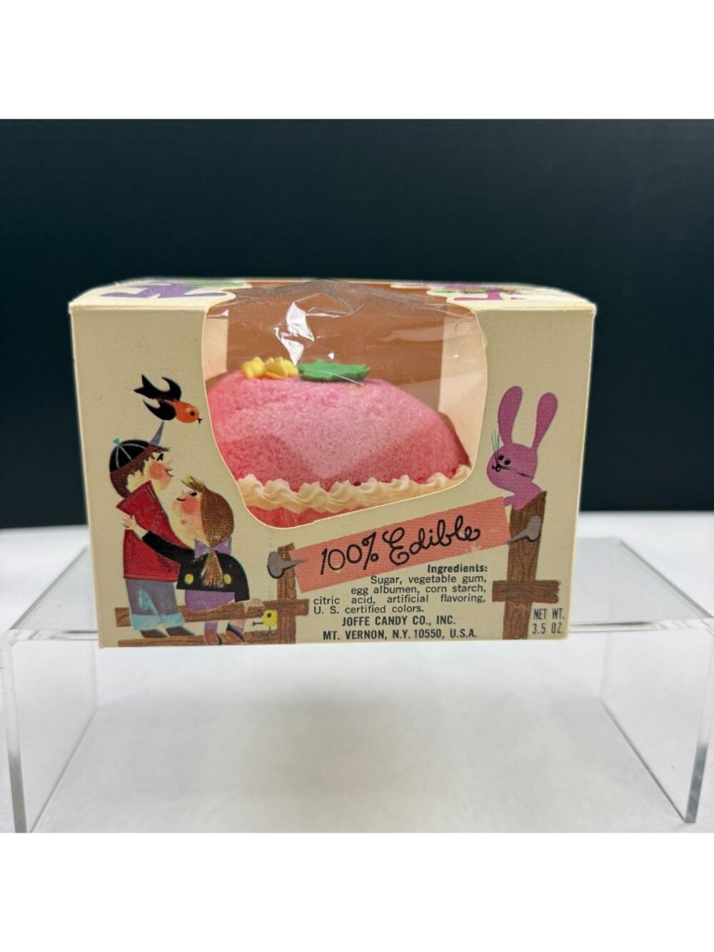 Vintage Joffe Candy Panorama Sugar Easter Egg With Box